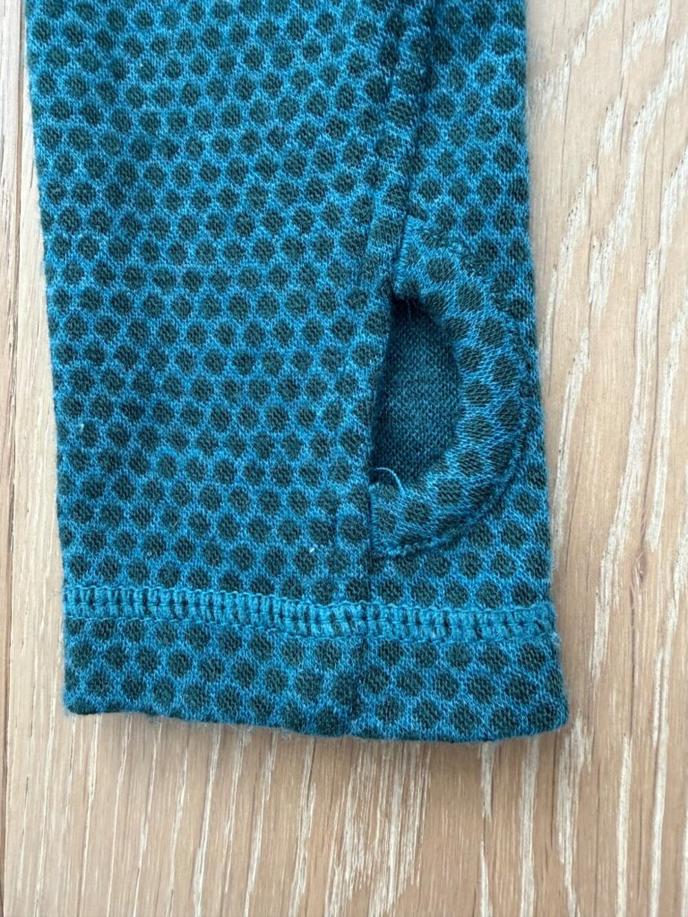Smartwool Shirt Women Medium Merino Wool Hoodie 1/2 Zip Teal Blue Base Layer - Picture 11 of 13